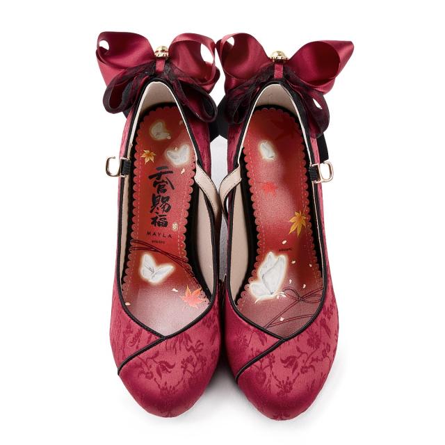 MAYLA マイラ 天官賜福 グッズ 靴 パンプス 天官賜福 貮 アイコニック シューズ オブジェ パンプス 花城 レディース 女性 正規品 新品 公式 天官賜福 キャラクターシューズ 人気 ブランド プレゼント_3