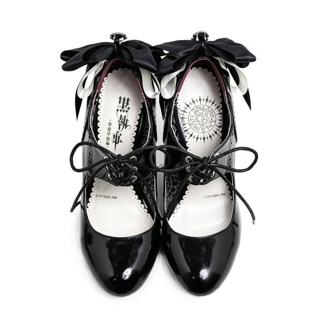 MAYLA マイラ 黒執事 -寄宿学校編- グッズ 靴 パンプス 黒執事 -寄宿学校編- アイコニック シューズオブジェ パンプス セバスチャン・ミカエリス レディース 女性 正規品 新品 公式 黒執事 キャラクター シューズ 人気 ブランド プレゼント