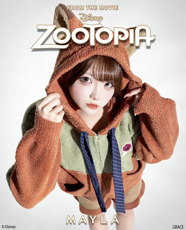 MAYLA マイラ 『ディズニー ズートピア』 グッズ 服 アイコニック ラウンジウェア ニック・ワイルド フリーサイズ レディース 女性 正規品 新品 公式 『ディズニー ズートピア』キャラクター レディースウェア 人気 ブランド プレゼント