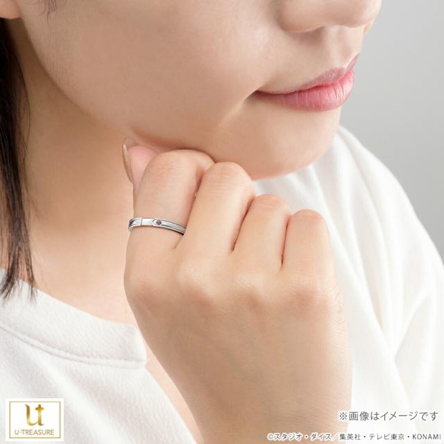 遊☆戯☆王デュエルモンスターズGX グッズ リング 指輪 モチーフリング 遊城十代 シルバー ユニセックス 男女兼用 メンズ レディース 公式 遊戯王 アクセサリー 人気 ブランド プレゼント ユートレジャー U-TREASURE_5