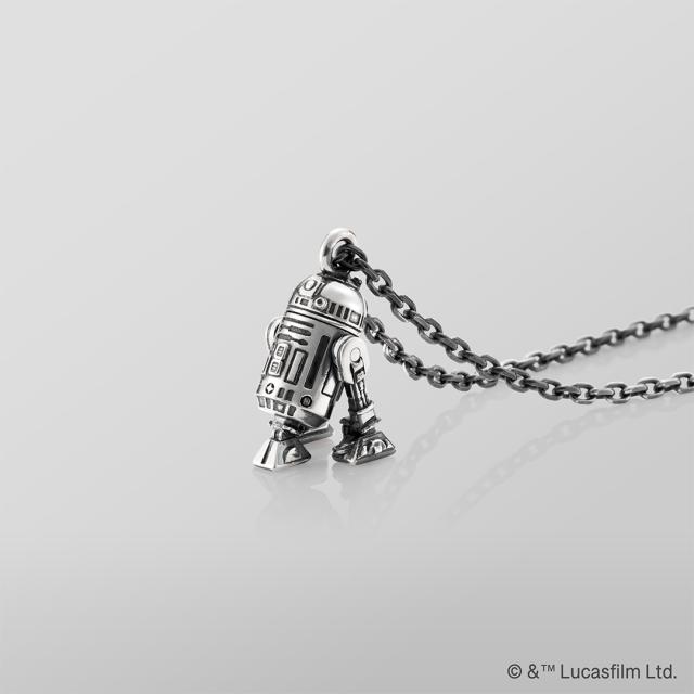 K.UNO ケイウノ 『スター・ウォーズ』 グッズ ネックレス 「R2-D2」 ネックレス シルバー 数量限定品 ユニセックス 男女兼用 メンズ レディース 公式 STAR WARS アールツーディーツー キャラクター アクセサリー 人気 プレゼント_1