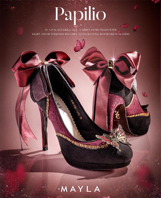 MAYLA マイラ 靴 パンプス パピリオ ルビヌス レディース 女性 正規品 新品  MAYLA オリジナルパンプス 人気 ブランド プレゼント