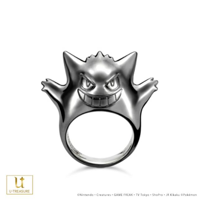 ポケモン グッズ ゲンガー リング 指輪 ゲンガー（ブラックver.） リング シルバー レディース 女性 ポケットモンスター アクセサリー ジュエリー 人気 ブランド プレゼント ギフト U-TREASURE ユートレジャー