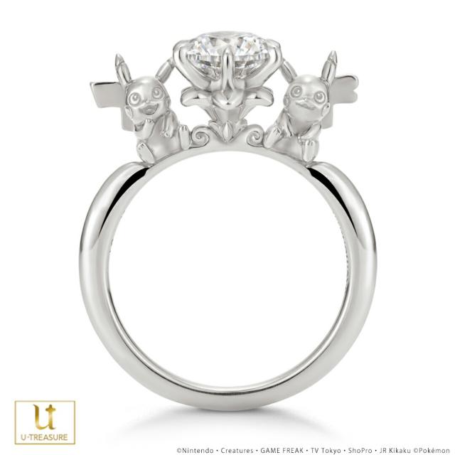 ポケモン リング 指輪 ピカチュウ カラットソリティア リング シルバー レディース 女性 アクセサリー 婚約指輪 エンゲージリング ギフト ブライダルリング ポケットモンスター ジュエリー プロポーズ 結婚 記念日 誕生日 プレゼント ギフト ユートレジャー U-TREASUREの通販は 28,105円