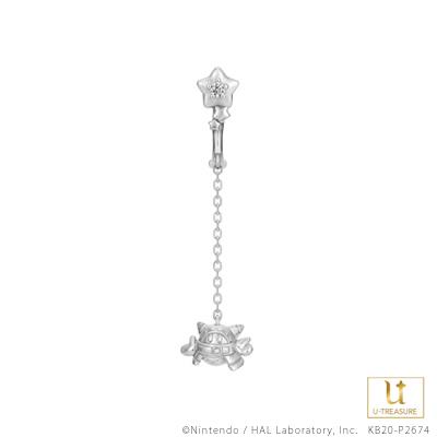 星のカービィ グッズ アクセサリー カービィ＆スターライトフレンズ「マホロア」 イヤリング 片耳 シルバー プレゼント レディースの通販は 15,400円