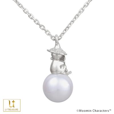 ムーミン ネックレス パールシリーズ（スナフキン） シルバー 真珠 天然パール 淡水 MOOMIN ジュエリー アクセサリー レディース ギフト シンプル かわいい おしゃれ 大人 女性 母 誕生日 プレゼント ユートレジャーの通販は