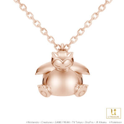 ポケモン グッズ カビゴン ネックレス K18ピンクゴールド レディース メンズ 女性 男性 大人 ペア アクセサリー ジュエリー 267,300円