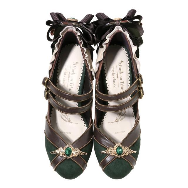 mayla classic マイラクラシック 進撃の巨人 グッズ 靴 パンプス 進撃