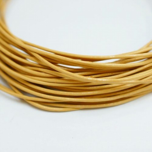本革 丸紐 1mm ベージュ 100Mロット まとめ買い 卸売 皮ひも 茶 薄茶 革紐 皮紐 革ひも レザーコードの通販は 8,690円