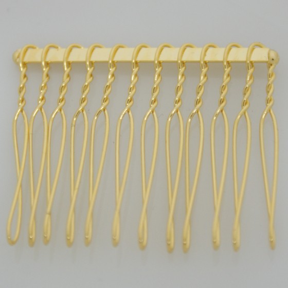 ヘアーコウム 12ピン 特価 大口パック HP-001 100個 全4色 ヘアピン カチューシャ 髪飾り 髪留め ティアラ ヘアーアクセサリーの通販は