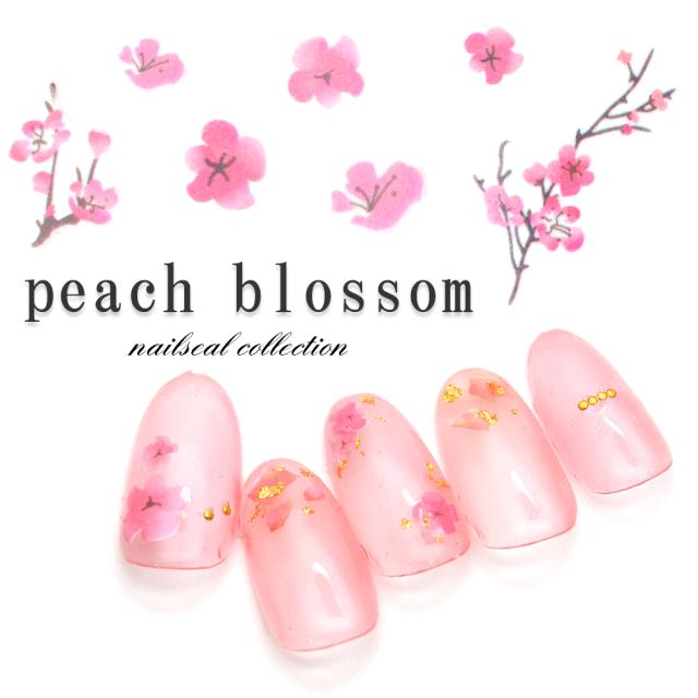 ピーチブロッサムシール ネイルシール 桃の花 F129 の通販はau Pay マーケット ネイルタウン Au Pay マーケット店