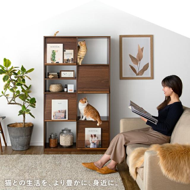 猫 収納 おしゃれ キャットタワー 木製 猫家具の通販はau Pay マーケット エア リゾーム インテリア