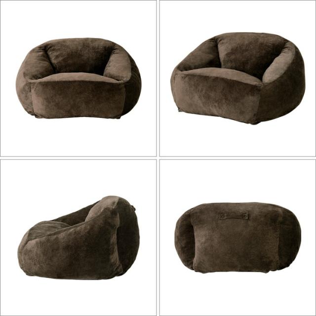 クッションソファ フロアクッション チェアクッション 背もたれ 厚め おおきい ウレタン シンプル ビッグクッション フェイクファー おしゃれ かわいい ベロア_17