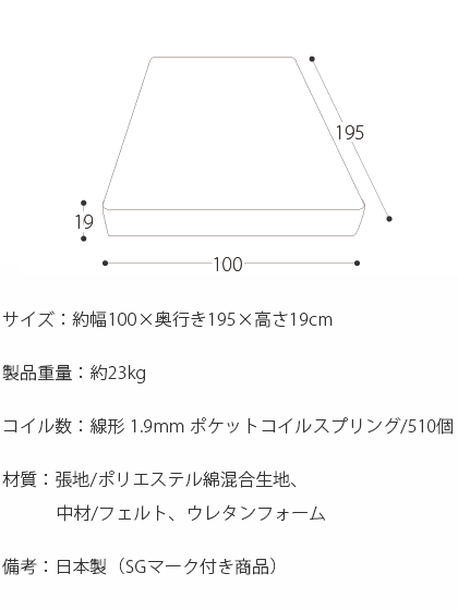 ベッド シングル 収納 シングルベッド 収納付き 収納ベッド マットレス付き マットレスセット 大容量 収納 下 ベッド下 木製 北欧 モダン シンプル PRIVEE〔プリヴェ〕 日本製ポケットコイルマットレスセット シングルサイズ_6