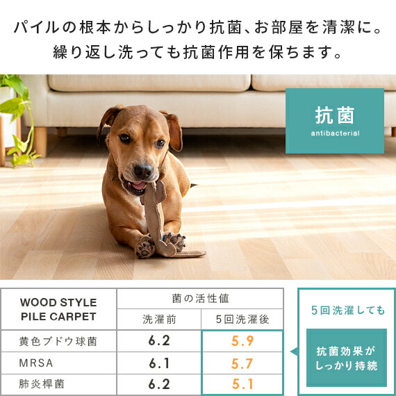 パイルカーペット パイル フローリング調 ウッド調 木目 ペット用 ペットマット 犬 猫 犬用マット カーペット 洗える おしゃれ かわいい 北欧 ヴィンテージ ナチュラル モダン アンティーク フロアマット 防水 抗菌 滑らないフローリング調パイルカーペット 200×250cmの通販は