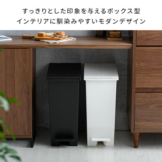 ゴミ箱 スリム キッチン 分別 ふた付き おしゃれ 観音開き 左右