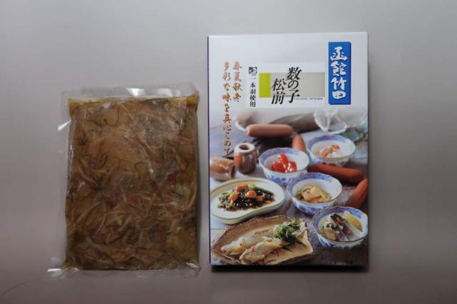 数の子松前漬け(一本羽のみ当てはめる)500g×3個（かざり付ける箱入）⇒⇒ 1箱(500g)命中2750とコスパ人並み外れた  貨物輸送無料 北海道函館産 貨物輸送無料 差し上げ物 お歳暮 お中元 ご差し上げる 郷土一皿分の料理 お取り寄 竹田食料雑貨類 のし可