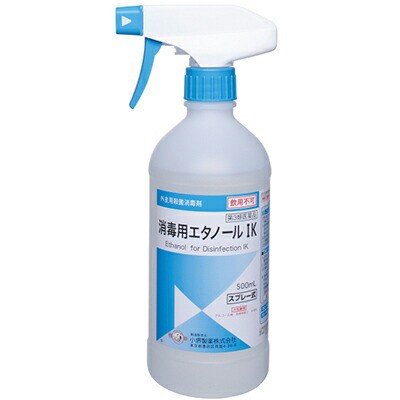 消毒用エタノール スプレー Ik 500ml 第3類医薬品 小堺製薬 エタノール 消毒用 70 以上 消毒用アルコール 消毒液 アルコール 消毒の通販はau Pay マーケット スターモール Au Pay マーケット店