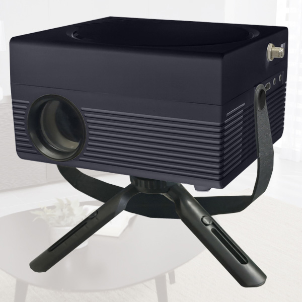 プロジェクター 小型 ホームプロジェクター TVチューナー＆DVD付 DVD CD HDMI CPRM対応 ミニ三脚スタンド OT-TPJ200AK_3