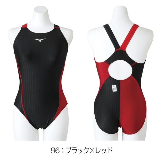 ミズノ／Mizuno 競泳水着 ブラック　fina認証 ミズノ MIZUNO 競泳水着 レディース fina承認 WA承認モデル