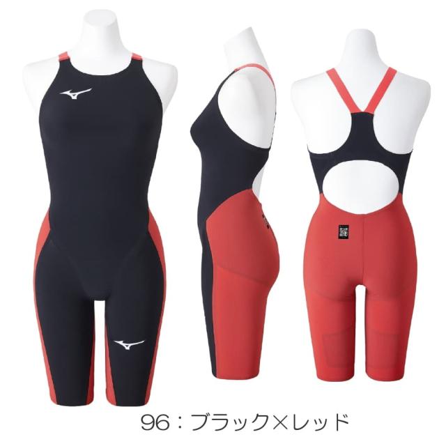 Mizuno スポーツ用水着 黒・赤 ミズノ 競泳水着 レディース GX SONIC6 CR WA承認モデル GX