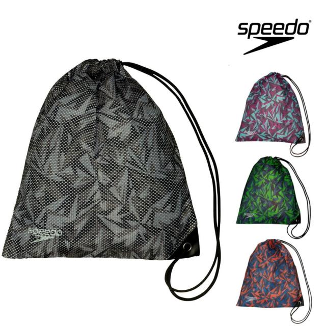 スピード SPEEDO 水泳 ノベルティーメッシュバッグエル Lサイズ スイミングバッグ ナップサック ナップザック プール ジム 2023年秋冬モデル SE22357