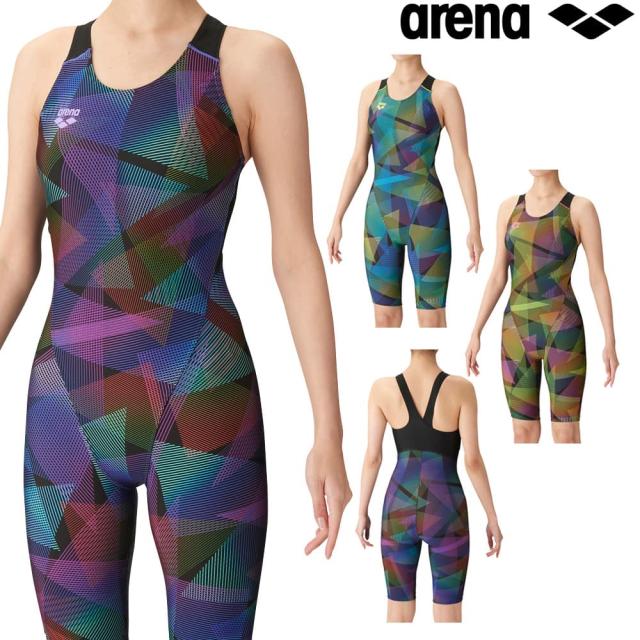 クーポン配布中 アリーナ ARENA フィットネス水着 レディース スパッツ カバーバック・ハーフレッグ パッド付き AQUA EXA ダブルエステルの通販は