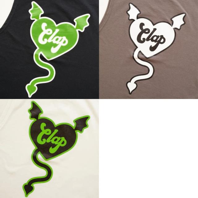 クラップ CLAP デビルハート Tシャツ レディース スポーツアパレル トレーニング フィットネス 女性 CTS24101の通販は