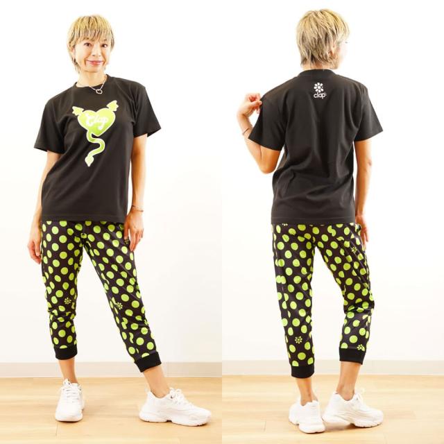 クラップ CLAP デビルハート Tシャツ レディース スポーツアパレル トレーニング フィットネス 女性 CTS24101の通販は