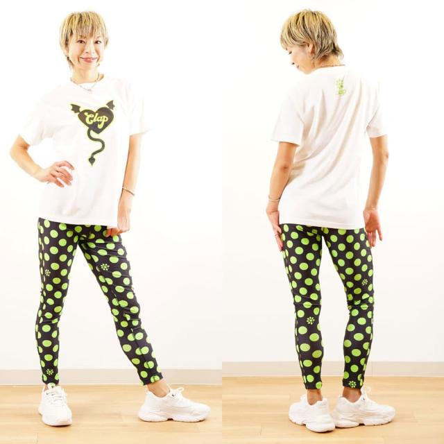 クラップ CLAP デビルハート Tシャツ レディース スポーツアパレル トレーニング フィットネス 女性 CTS24101の通販は