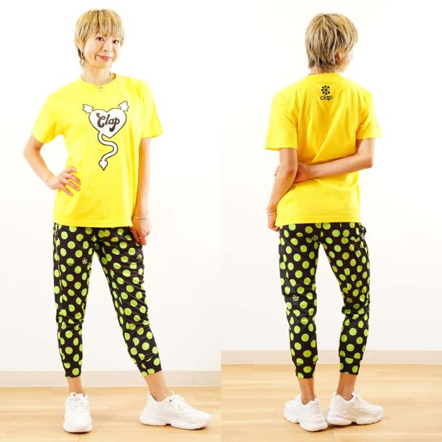 クラップ CLAP デビルハート Tシャツ レディース スポーツアパレル トレーニング フィットネス 女性 CTS24101の通販は