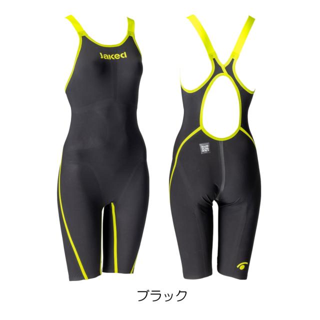 Jaked ジャケッド 競泳水着 レディース WA承認モデル J-EKO OPENBACK ジェイエコ オープンバック 高速水着 布帛素材 女性用 選手向き 2025年春夏モデル 820125F fina マーク あり_1