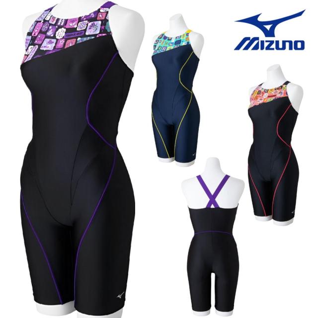 ミズノ MIZUNO フィットネス水着 レディース STROKE ONEオールインワン パッド付き 2025年春夏モデル N2JGC807