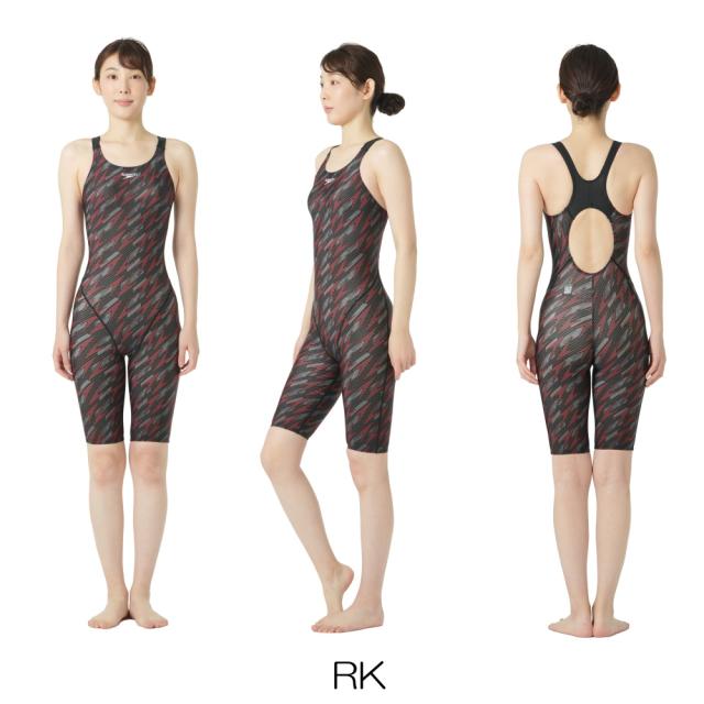 新品　レディース　スピード　競泳水着　Lサイズ　WA承認 総柄　フレックスΣΧ speedo スピード SPEEDO 競泳水着 レディース WA承認モデル フレックス