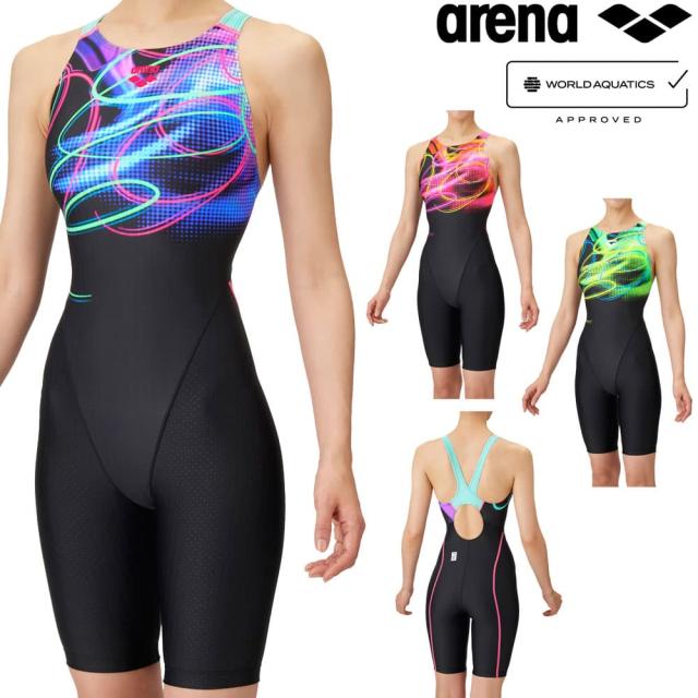 1695436-ARENA/レディース ディズニー 競泳トレーニング水着 ワンピーススパッツ オープンバック 練習用/O 1695436-ARENA/レディース ディズニー 競泳トレーニング水着