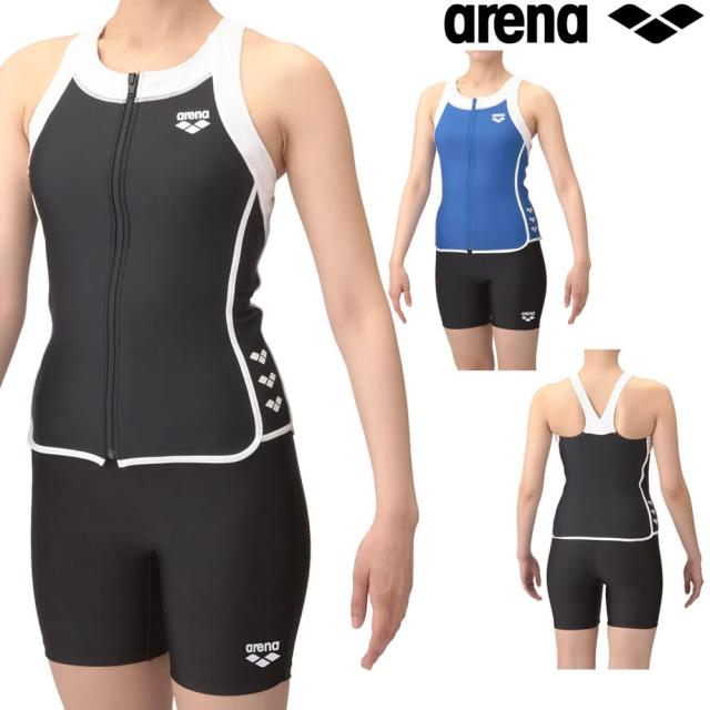 アリーナ ARENA フィットネス水着 レディース フィットネスセパレーツ Yバック ミドルレッグ 差し込みパッド パッド付き フルダルUV 2025年春夏モデル AS5SWF48Lの通販は