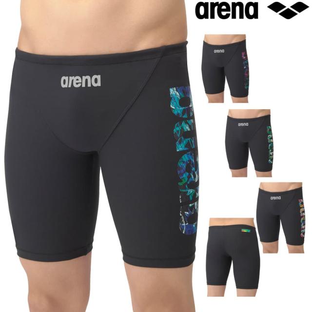 アリーナ ARENA 競泳水着 練習用水着 メンズ トレーニングスパッツ ハーフレッグ タフスーツ タフスキンE 競泳練習水着 NEO EARTH WATER ILLUSION 2025年春夏モデル AS5SWM13Mの通販は 6,545円