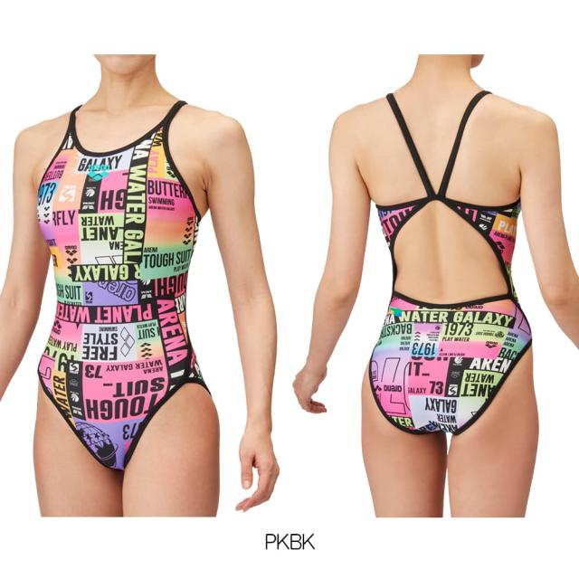 Sサイズ 新品未使用 アリーナ レディース カラフル 競泳水着 A102 アリーナ ARENA 競泳水着 レディース アクアフォース ストーム