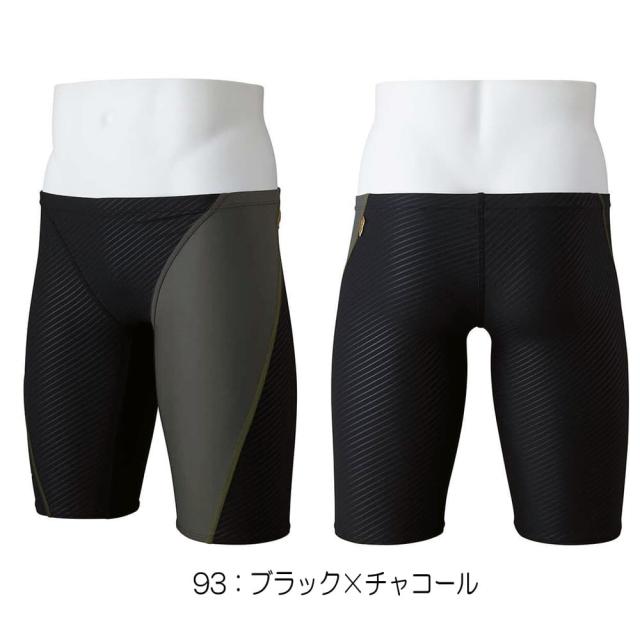 MIZUNO 初期 マイティライン 競パン ハーフスパッツ 競泳水着 チャコール MIZUNO 初期 マイティライン 競パン ハーフスパッツ 競泳水着