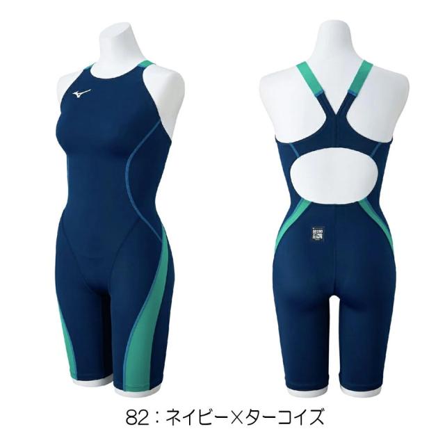 ミズノ MIZUNO 競泳水着 レディース WA承認モデル GX・SONIC STREAM ハーフスーツ レースオープンバック ここちストラップU オールインワン 2025年秋冬モデル N2MGC724 fina マーク あり_1