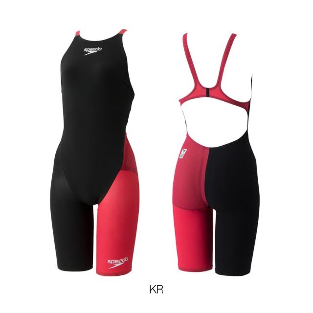 スピード SPEEDO 競泳水着 レディース WA承認モデル Fastskin Pro3 ファストスキンプロ3 オープンバックニースキン SCW12101F fina マーク  あり_2