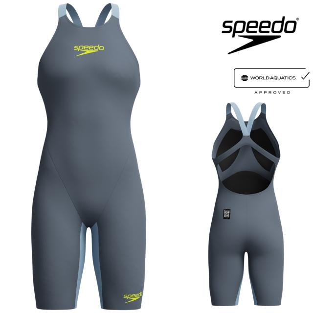 スピード SPEEDO 競泳水着 レディース FASTSKIN LZR Pure Valor 2.0 ファストスキンレーザーピュアヴァラー ウィメンズ オープンバック ニースキン WA承認モデル 競泳全種目向き 高速水着 SCW12402F fina マーク  あり