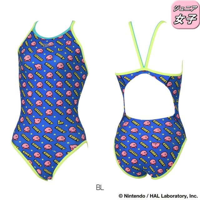 スピード SPEEDO 競泳水着 練習用水着 ジュニア女子 カービィ1アップクラシックターンズスーツ ENDURANCE ECO 競泳練習水着 2026年春夏モデル STG02603_2