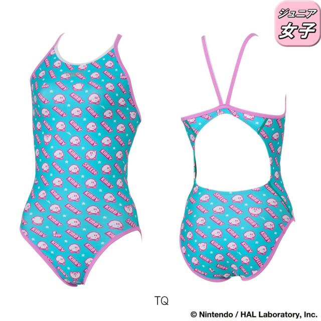 スピード SPEEDO 競泳水着 練習用水着 ジュニア女子 カービィ1アップクラシックターンズスーツ ENDURANCE ECO 競泳練習水着 2026年春夏モデル STG02603_1