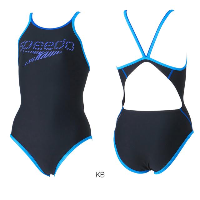 スピード SPEEDO 競泳水着 練習用水着 レディース ゼブラスタック