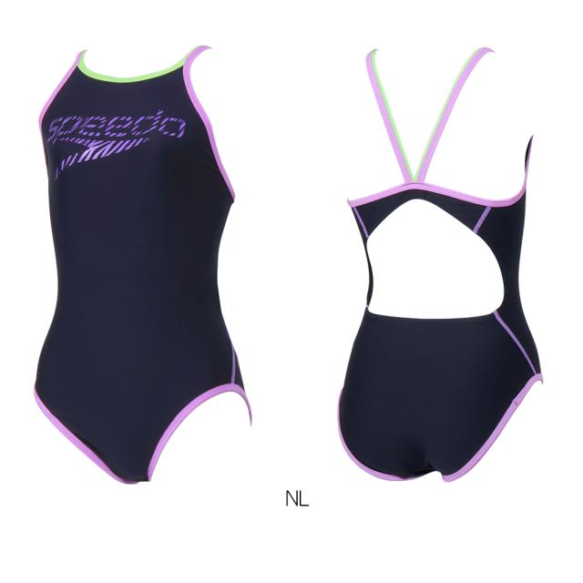 スピード競泳水着 スピード SPEEDO 競泳水着 練習用水着 レディース ゼブラスタック