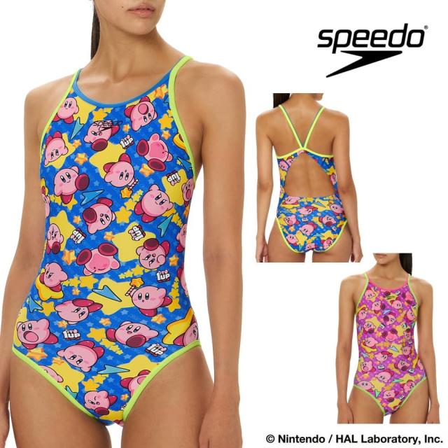 スピード SPEEDO 競泳水着 練習用水着 レディース カービィスーパースターターンズスーツ ENDURANCE ECO 競泳練習水着 2026年春夏モデル STW02601