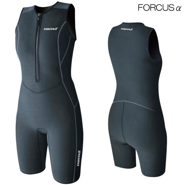 FORCUSα フォーカスアルファ 保温水着 レディース SHORT JOHN ショートジョン ASJ-2302