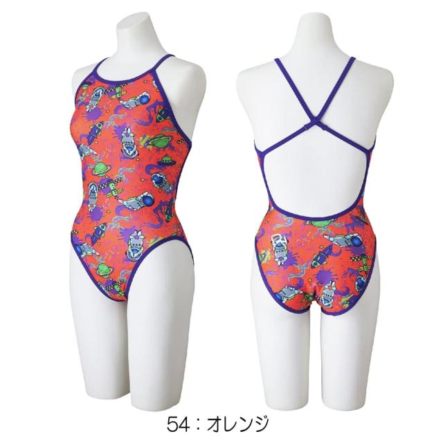 ミズノ MIZUNO 競泳水着 練習用水着 レディース エクサースーツ ミディアムカット EXER SUITS U-Fit 競泳練習水着 Ri collection  池江璃花子 2026年春夏モデル N2MAD265_3