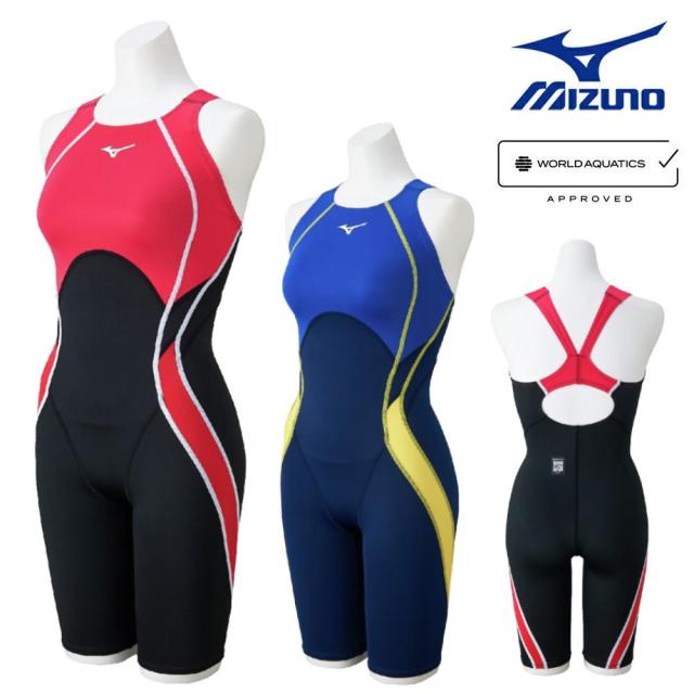 ミズノ MIZUNO 競泳水着 レディース WA承認モデル GX・SONIC STREAM ハーフスーツ マスターズバック ここちU オールインワン N2MGC733 fina マーク あり